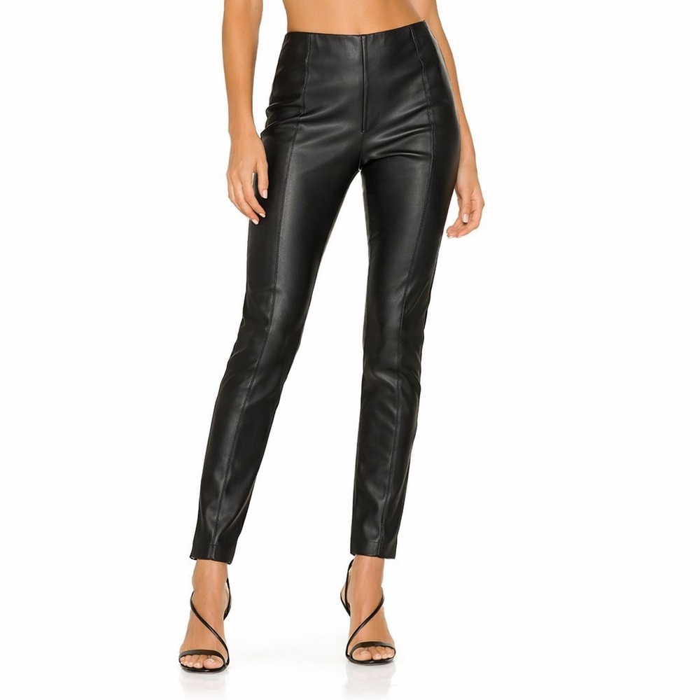 Rag & Bone Sleek Black coated denim sx high rise elastic waist